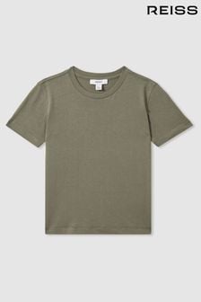 Reiss Lichen Green Bless 13-14 yrs Crew Neck T-Shirt (E73485) | $35