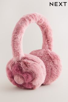 Light Pink Flower Earmuffs (E73570) | $24