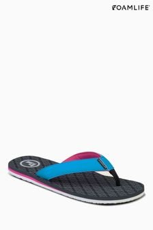 رمادي - Foamlife Mens Traad Flip Flops (E73683) | 17 ر.ع