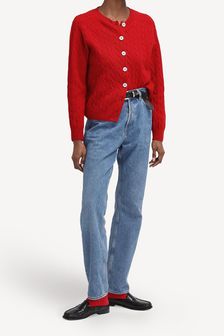 Barbour® x Alexa Chung Red Cardigan (E73872) | 1,906 SAR