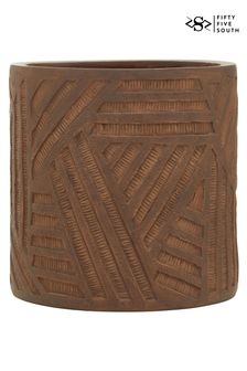 Fifty Five South Brown Darnell Planter (E74582) | OMR47