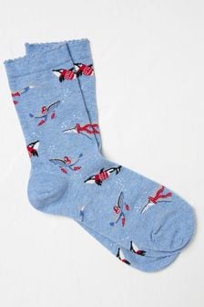 Fatface Wilson The Whale Shelter Womens Socks 1 Pack (E75206) | ‏38‏₪