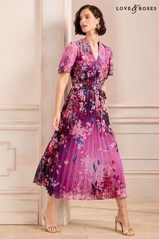 Ladies pink occasion dresses online