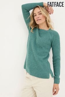 Fat face green jumper hot sale