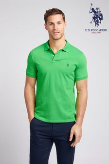 U.S. Polo Assn. Green Mens Life Polo Shirt (E76850) | 319 SAR