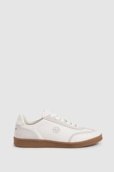 Unseen Leather Suede Court Trainers (E77270) | $334