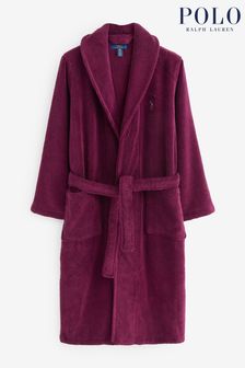 Polo Ralph Lauren Burgundy Red Shawl-Collar Terry Robe (E78044) | €188