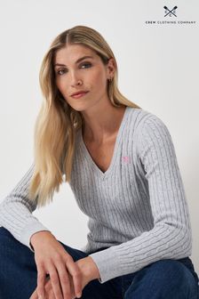 Women s Jumpers Crew Clothing Company V Neck Knitwear Brandedfashion Next Luxembourg