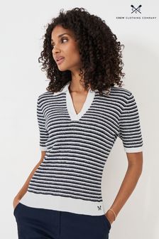 Women s Crew Clothing Company Blue Holiday Tops Next Bahrain