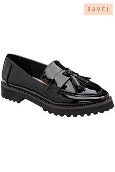 Ravel Black Patent Loafers (E78433) | ₪ 277