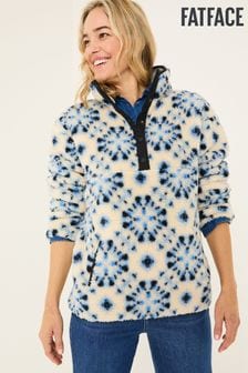 FatFace Ivory Printed Overhead Fleece (E79232) | $100