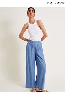 Monsoon Peri Wide Leg Trousers (E79452) | kr1 010