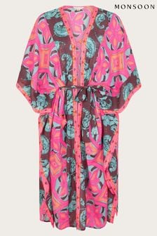 Monsoon Pink Tile Print Cover-Up (E79456) | R990