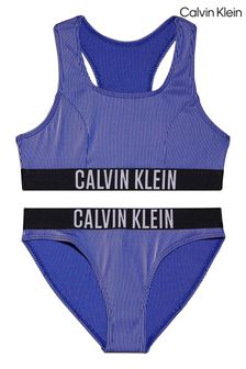 Calvin Klein Blue Bralette Bikini Set (E79666) | OMR28