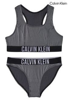 Calvin Klein Black Bralette Bikini Set (E79668) | ￥9,690