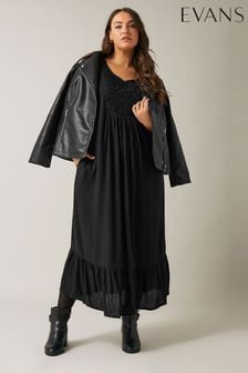 Women s Evans Black Midi Sleeveless Dresses Next Oman