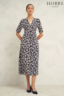 Hobbs Blue Petite Bonnie Dress (E83878) | €190