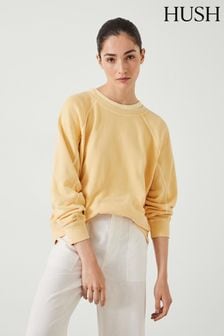 Hush Yellow Kara Lightweight Sweatshirt (E83888) | 351 SAR