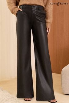 Next leather trousers petite best sale
