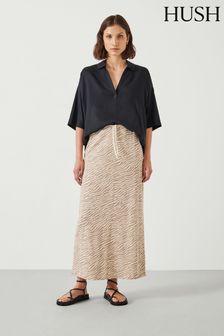 Hush Zeena Printed Maxi Skirt (E83958) | kr1 080