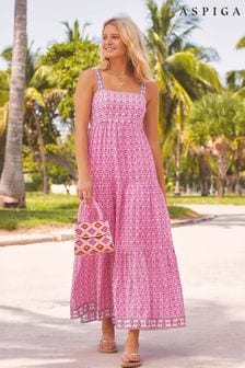 Aspiga Pink Tabitha Maxi Dress (E84692) | OMR72
