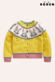 Boden Edie Fairisle Pattern Cardigan (E85417) | 19 د.ب - 21.50 د.ب