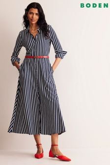 Women s Boden Shirt Dress 3 4 Sleeve Dresses Next Luxembourg