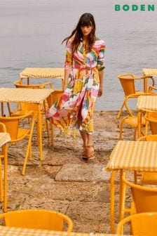 Yellow summer dress with sleeves discount