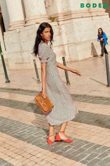 Women s Boden Tea Dress Round Neck Dresses Next Luxembourg