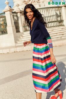 Red casual skirts 2025