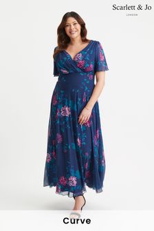 Women s Scarlett Jo Wrap Wedding Maxi Dresses Next Luxembourg