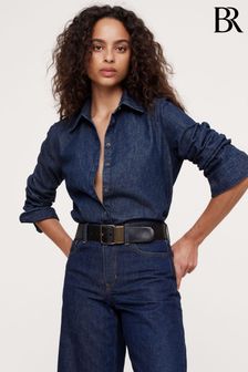 Banana Republic Blue The Oversized Denim Shirt (E87518) | €113