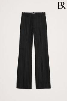 Banana Republic Highwaisted Wide Leg Flare Flannel Trousers (E87537) | kr2 530