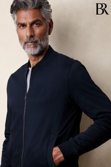 Banana republic italian melton bomber jacket store