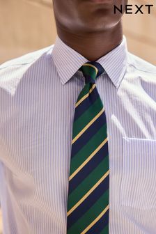 Green/Blue Stripe Pattern Tie (E88010) | $19