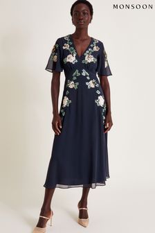 Monsoon blue dress online
