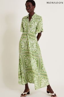 Women s Curve Dresses Monsoon Green Modestfashion Next Estonia