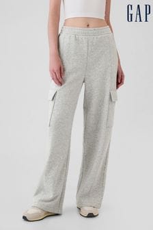 Серый - Gap Vintage Soft Cargo Wide Leg Joggers (E88888) | €46