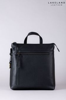 Lakeland Leather Black Beetham Backpack (E90223) | $137