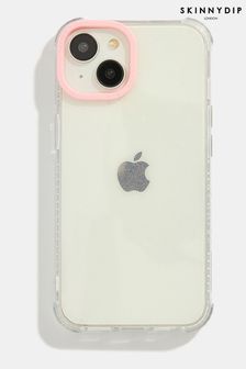 Skinnydip Pink Minimal Glitter Shock Wildflower Thistle Shock iPhone CaseiPhone 14 Pro Case (E90371) | $41