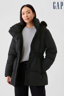 Gap puffer jacket women's clearance