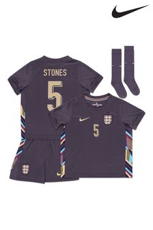 Nike Stone Stones 5 Little Kids England Away Stadium Mini Kit 2024 (E90675) | LEI 418