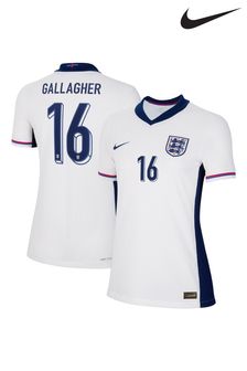 Nike White Womens England Dri Fit Adv Home Match Shirt 2024 (E90979) | €200