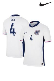 Nike White Kids England Dri Fit Adv Home Match Shirt 2024 (E91033) | €167