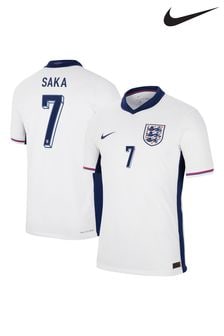 Nike White Saka - 7 England Dri-FIT Adv Home Match Shirt 2024 (E91089) | kr2 560