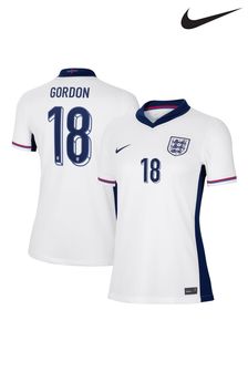 Nike White Gordon 18 Womens England Home Stadium Shirt 2024 (E91097) | kr1 830