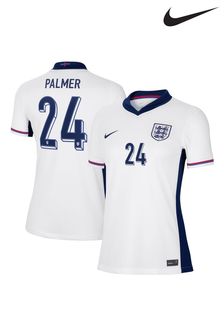 Nike White Palmer 24 Womens England Home Stadium Shirt 2024 (E91101) | kr1 830