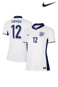 Nike White Trippier 12 Womens England Home Stadium Shirt 2024 (E91225) | €140
