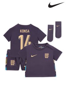 Nike Purple Infant England Away Stadium Mini Kit 2024 (E91313) | €83