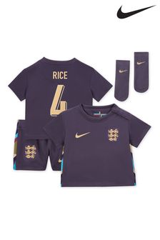 Nike Purple Rice - 4 Infant England Away Stadium Mini Kit 2024 (E91319) | €101